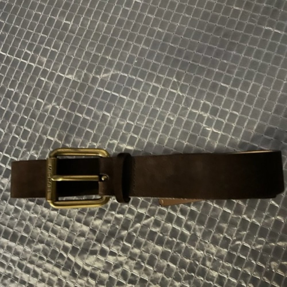 Michael Kors brown suede belt extra large
